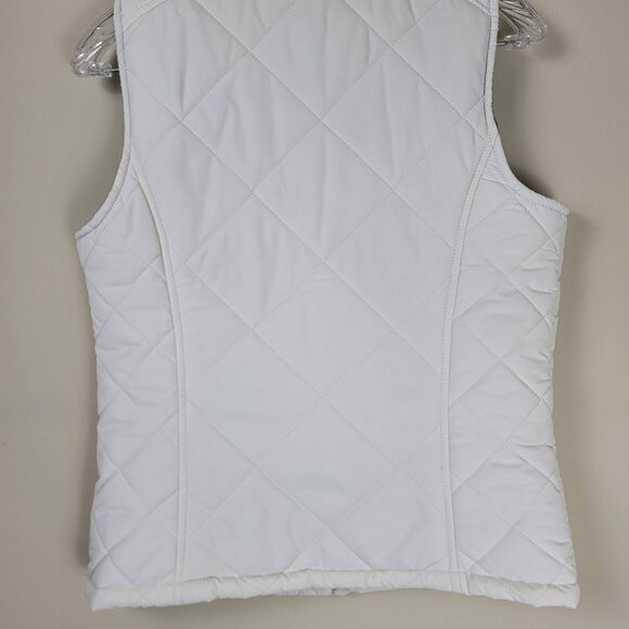 Lauren Ralph Lauren White Quilted Puffer Vest - Picture 6 of 13